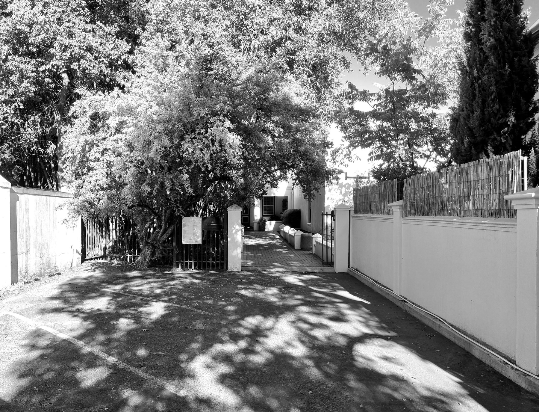 Library entrance